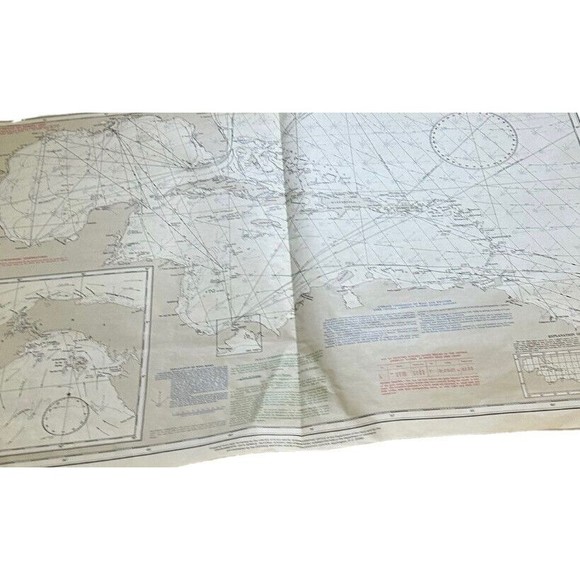 Atlas of Pilot Charts Central American Waters South Atlantic Ocean VTG Navy Maps - Picture 9 of 16
